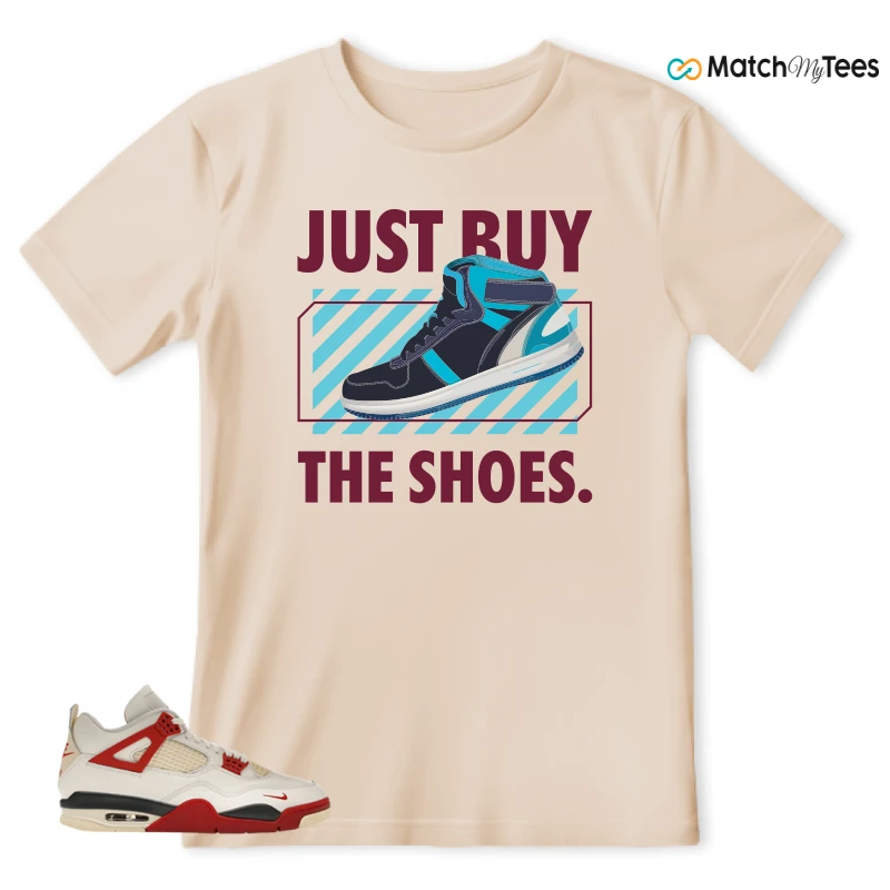 NIKE AIR JORDAN 4 BRICK AFTER BRICK SNEAKER Matching Tees t-shirt