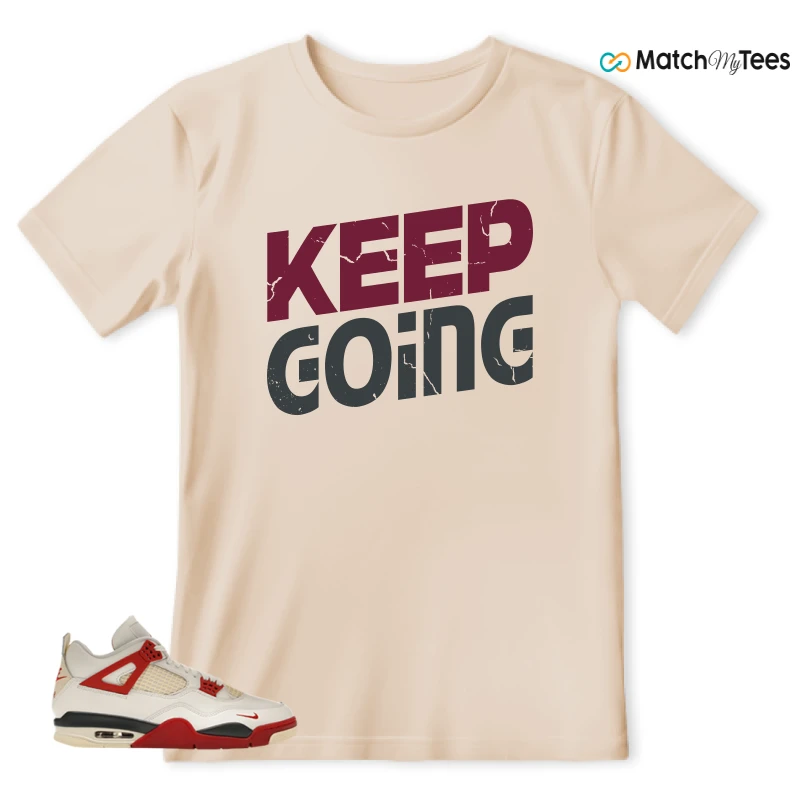 NIKE AIR JORDAN 4 BRICK AFTER BRICK SNEAKER Matching Tees t-shirt