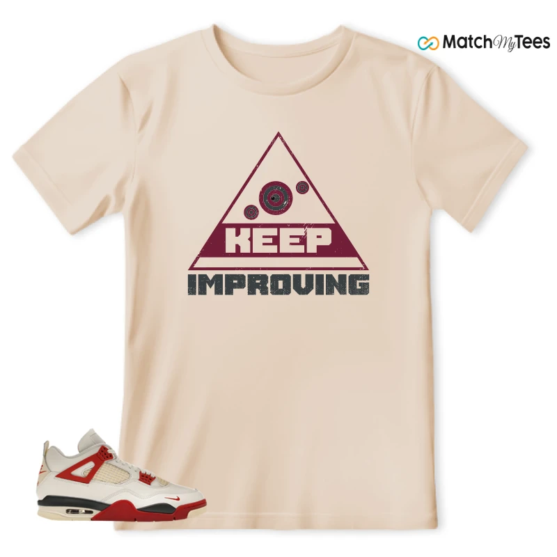 NIKE AIR JORDAN 4 BRICK AFTER BRICK SNEAKER Matching Tees t-shirt