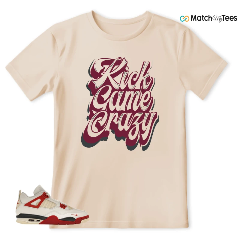 NIKE AIR JORDAN 4 BRICK AFTER BRICK SNEAKER Matching Tees t-shirt