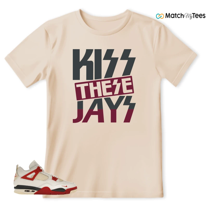 NIKE AIR JORDAN 4 BRICK AFTER BRICK SNEAKER Matching Tees t-shirt