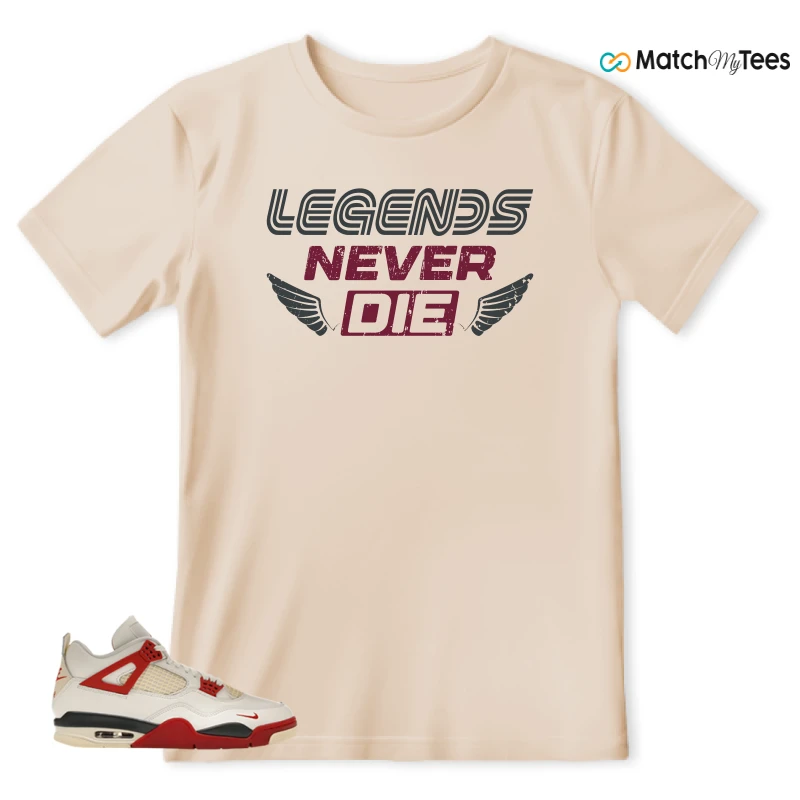 NIKE AIR JORDAN 4 BRICK AFTER BRICK SNEAKER Matching Tees t-shirt