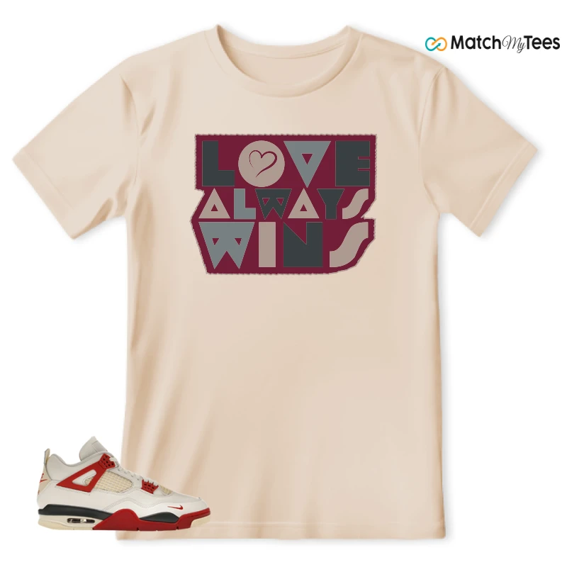 NIKE AIR JORDAN 4 BRICK AFTER BRICK SNEAKER Matching Tees t-shirt