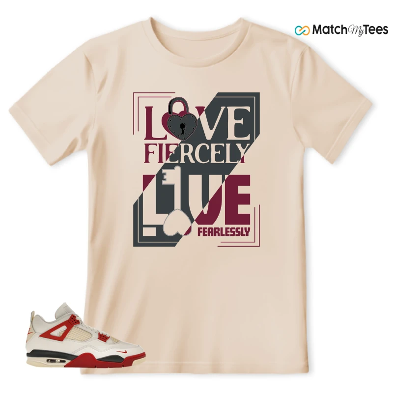 NIKE AIR JORDAN 4 BRICK AFTER BRICK SNEAKER Matching Tees t-shirt