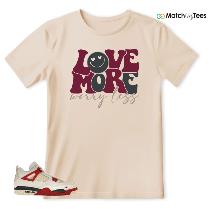 NIKE AIR JORDAN 4 BRICK AFTER BRICK SNEAKER Matching Tees t-shirt