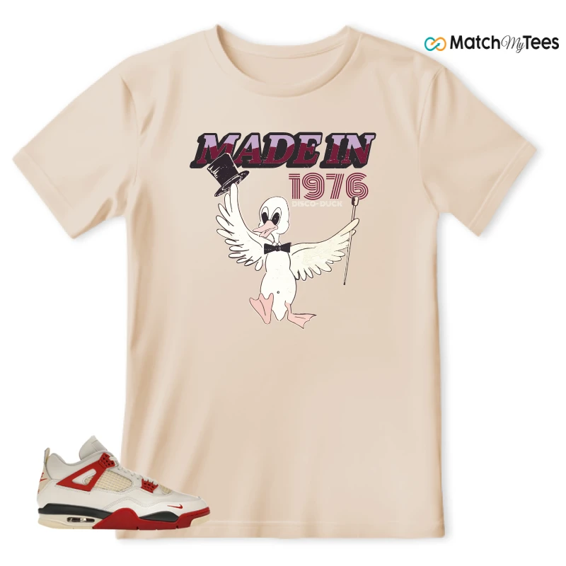 NIKE AIR JORDAN 4 BRICK AFTER BRICK SNEAKER Matching Tees t-shirt