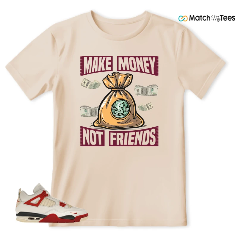 NIKE AIR JORDAN 4 BRICK AFTER BRICK SNEAKER Matching Tees t-shirt