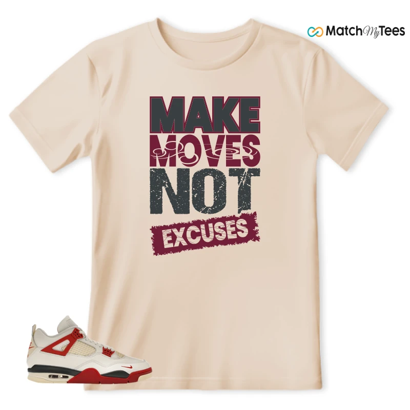 NIKE AIR JORDAN 4 BRICK AFTER BRICK SNEAKER Matching Tees t-shirt