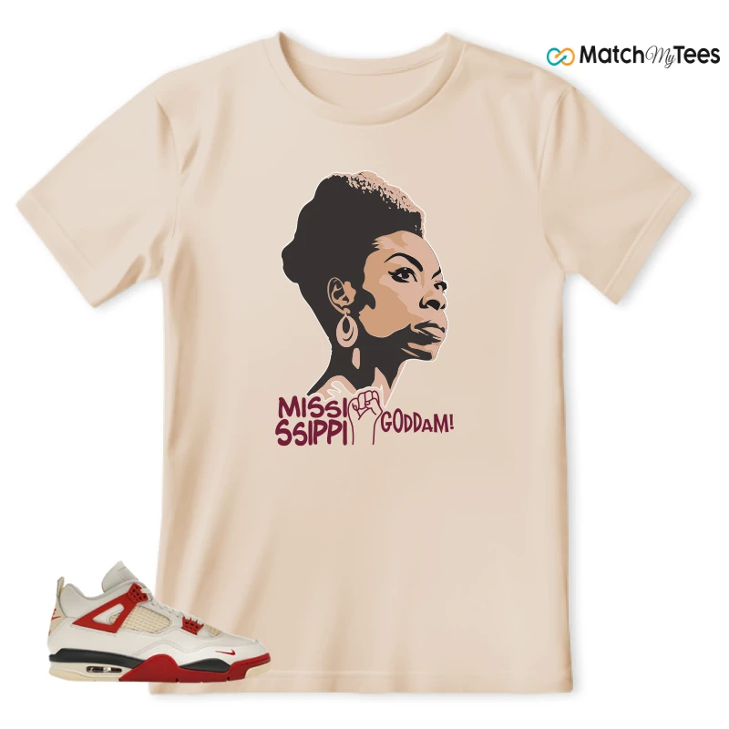 NIKE AIR JORDAN 4 BRICK AFTER BRICK SNEAKER Matching Tees t-shirt