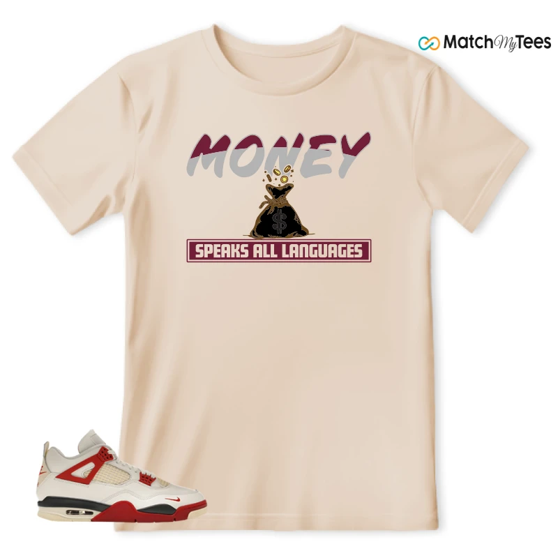 NIKE AIR JORDAN 4 BRICK AFTER BRICK SNEAKER Matching Tees t-shirt