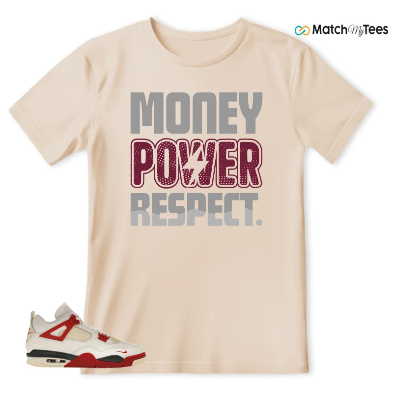 NIKE AIR JORDAN 4 BRICK AFTER BRICK SNEAKER Matching Tees t-shirt