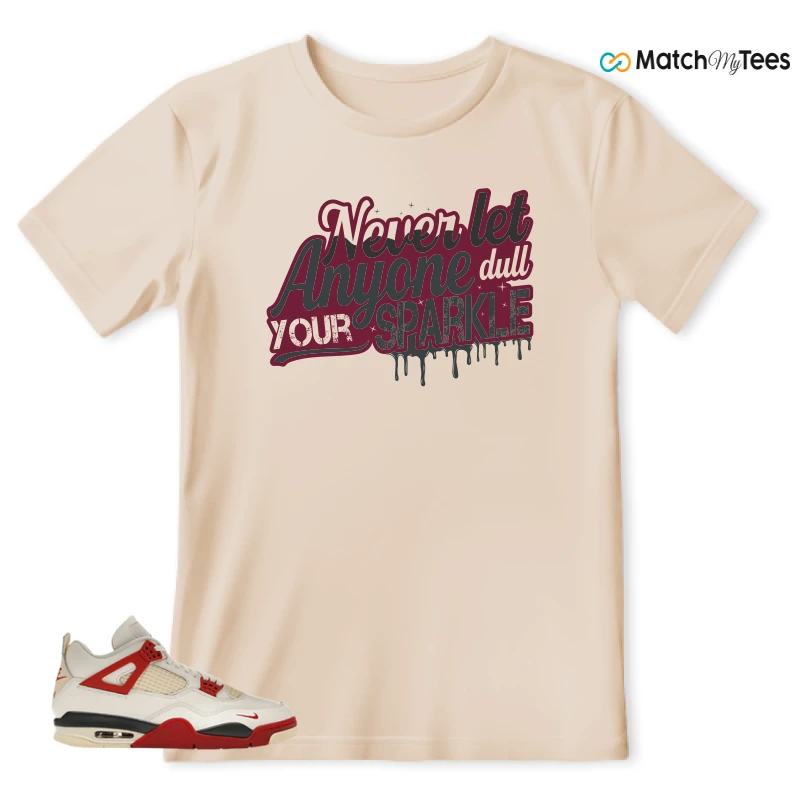 NIKE AIR JORDAN 4 BRICK AFTER BRICK SNEAKER Matching Tees t-shirt
