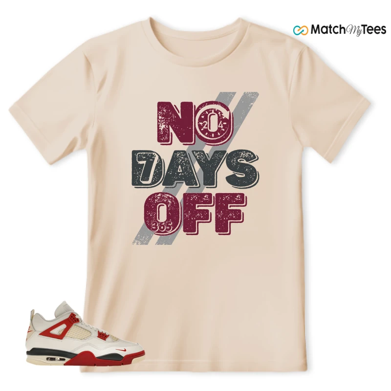 NIKE AIR JORDAN 4 BRICK AFTER BRICK SNEAKER Matching Tees t-shirt