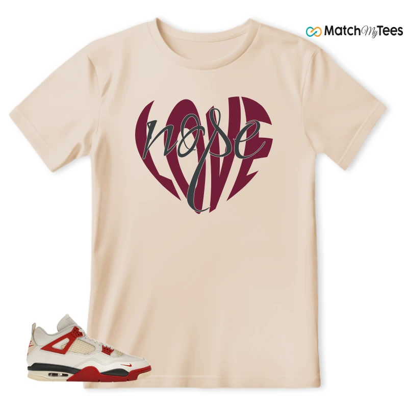 NIKE AIR JORDAN 4 BRICK AFTER BRICK SNEAKER Matching Tees t-shirt