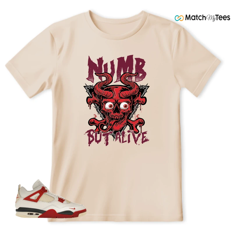 NIKE AIR JORDAN 4 BRICK AFTER BRICK SNEAKER Matching Tees t-shirt