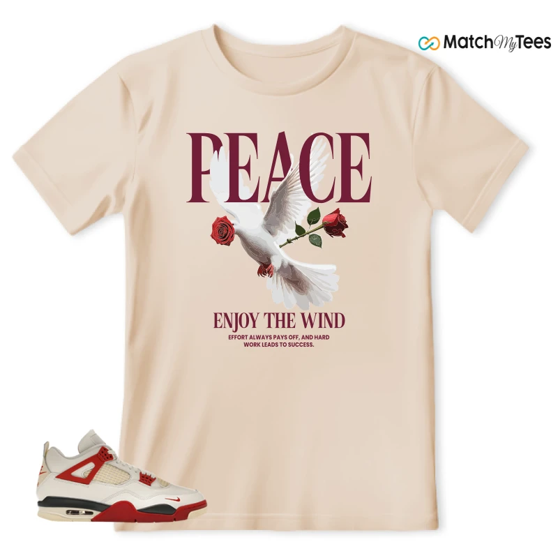 NIKE AIR JORDAN 4 BRICK AFTER BRICK SNEAKER Matching Tees t-shirt