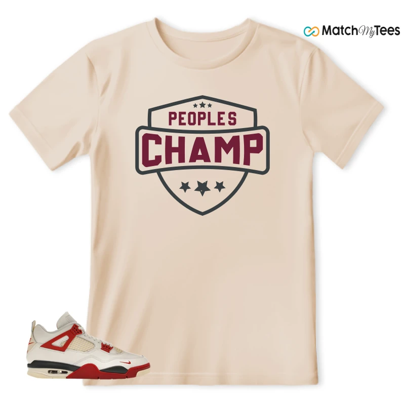 NIKE AIR JORDAN 4 BRICK AFTER BRICK SNEAKER Matching Tees t-shirt