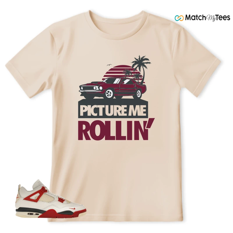 NIKE AIR JORDAN 4 BRICK AFTER BRICK SNEAKER Matching Tees t-shirt