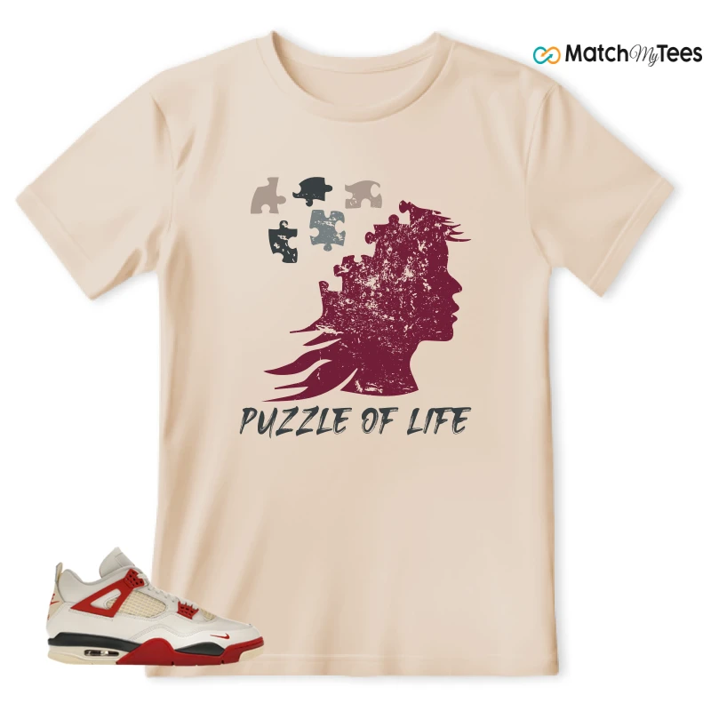 NIKE AIR JORDAN 4 BRICK AFTER BRICK SNEAKER Matching Tees t-shirt