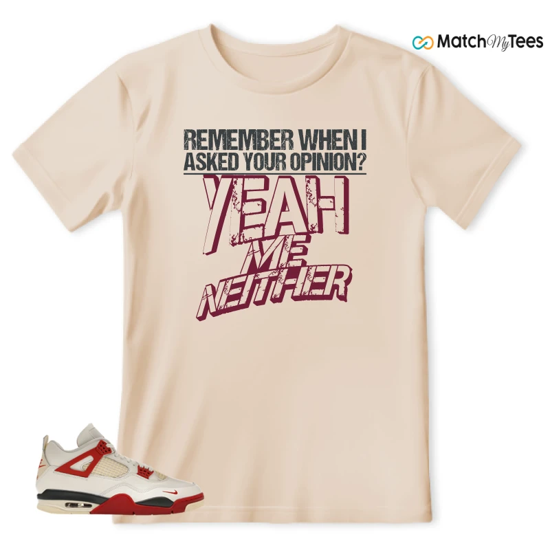NIKE AIR JORDAN 4 BRICK AFTER BRICK SNEAKER Matching Tees t-shirt