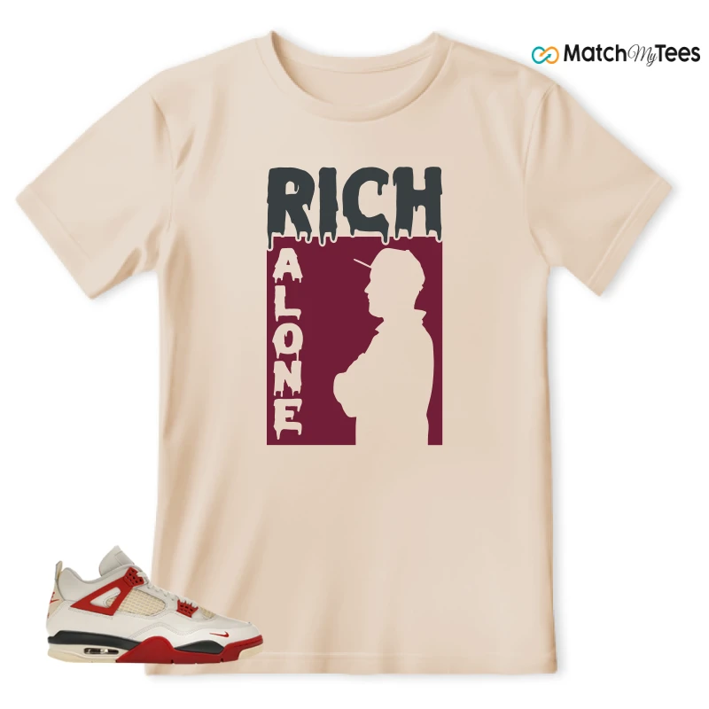 NIKE AIR JORDAN 4 BRICK AFTER BRICK SNEAKER Matching Tees t-shirt