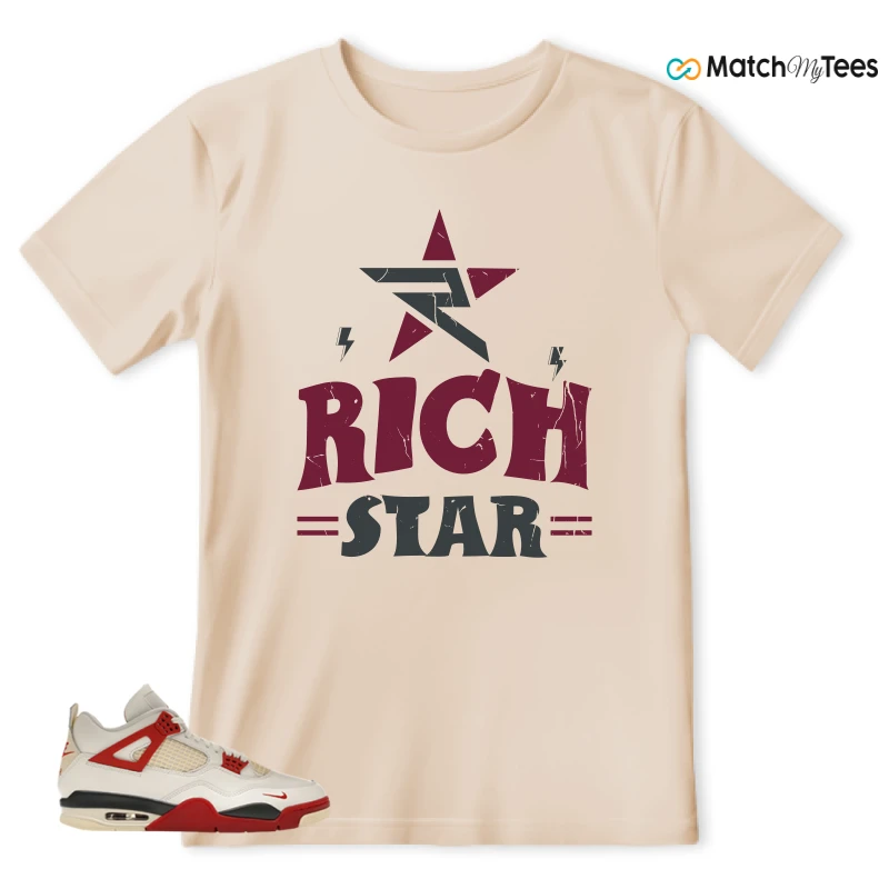 NIKE AIR JORDAN 4 BRICK AFTER BRICK SNEAKER Matching Tees t-shirt