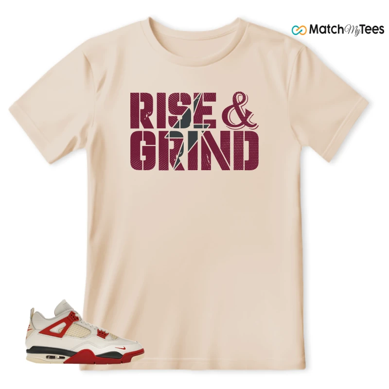 NIKE AIR JORDAN 4 BRICK AFTER BRICK SNEAKER Matching Tees t-shirt