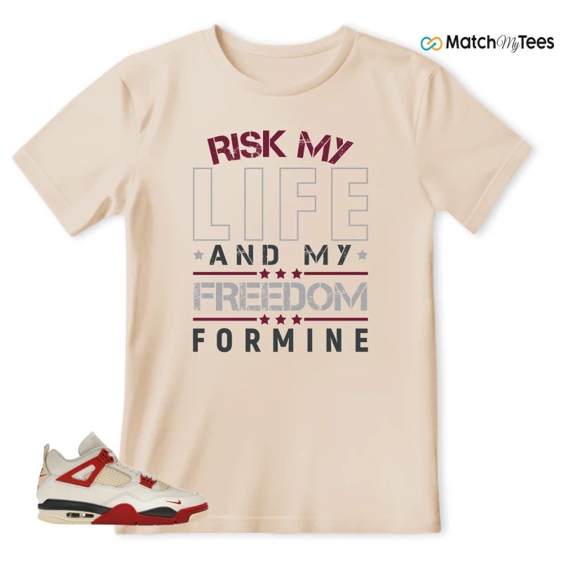NIKE AIR JORDAN 4 BRICK AFTER BRICK SNEAKER Matching Tees t-shirt