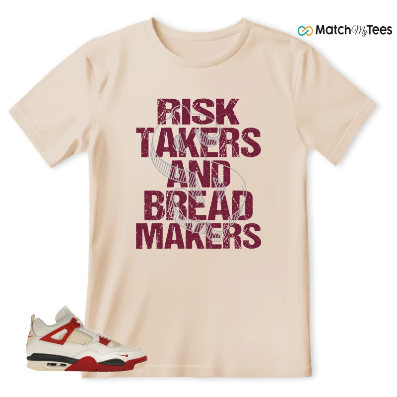NIKE AIR JORDAN 4 BRICK AFTER BRICK SNEAKER Matching Tees t-shirt