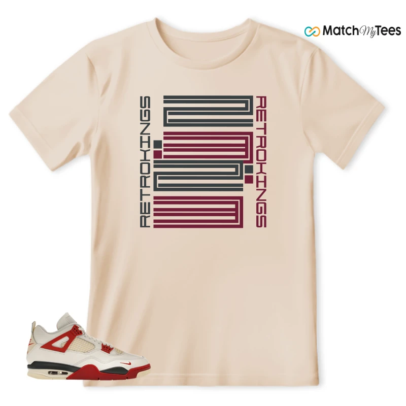 NIKE AIR JORDAN 4 BRICK AFTER BRICK SNEAKER Matching Tees t-shirt