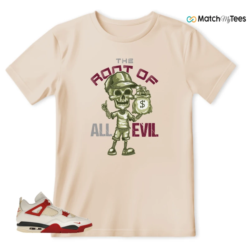 NIKE AIR JORDAN 4 BRICK AFTER BRICK SNEAKER Matching Tees t-shirt