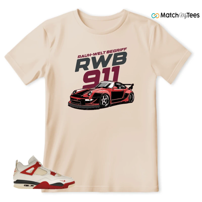 NIKE AIR JORDAN 4 BRICK AFTER BRICK SNEAKER Matching Tees t-shirt
