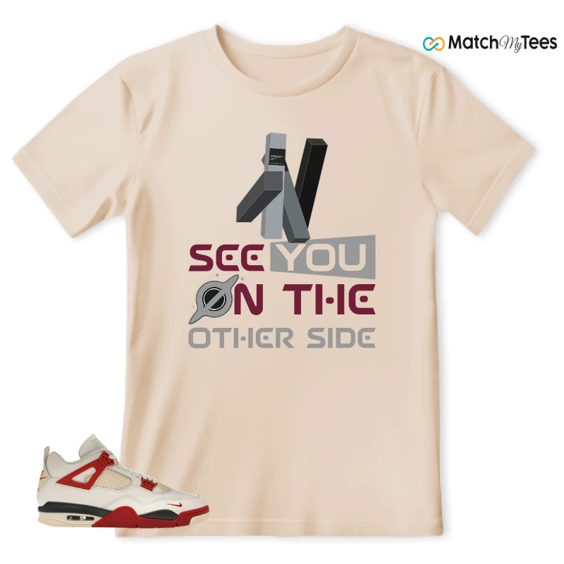 NIKE AIR JORDAN 4 BRICK AFTER BRICK SNEAKER Matching Tees t-shirt