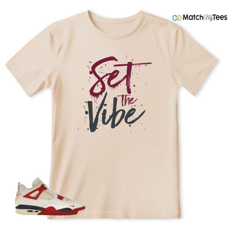 NIKE AIR JORDAN 4 BRICK AFTER BRICK SNEAKER Matching Tees t-shirt