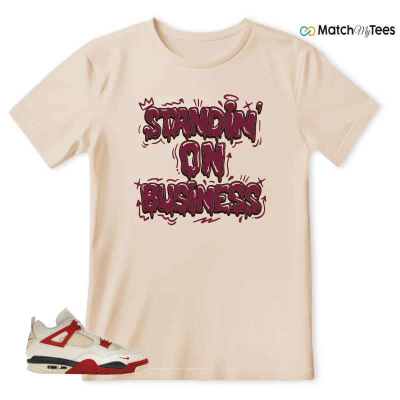 NIKE AIR JORDAN 4 BRICK AFTER BRICK SNEAKER Matching Tees t-shirt