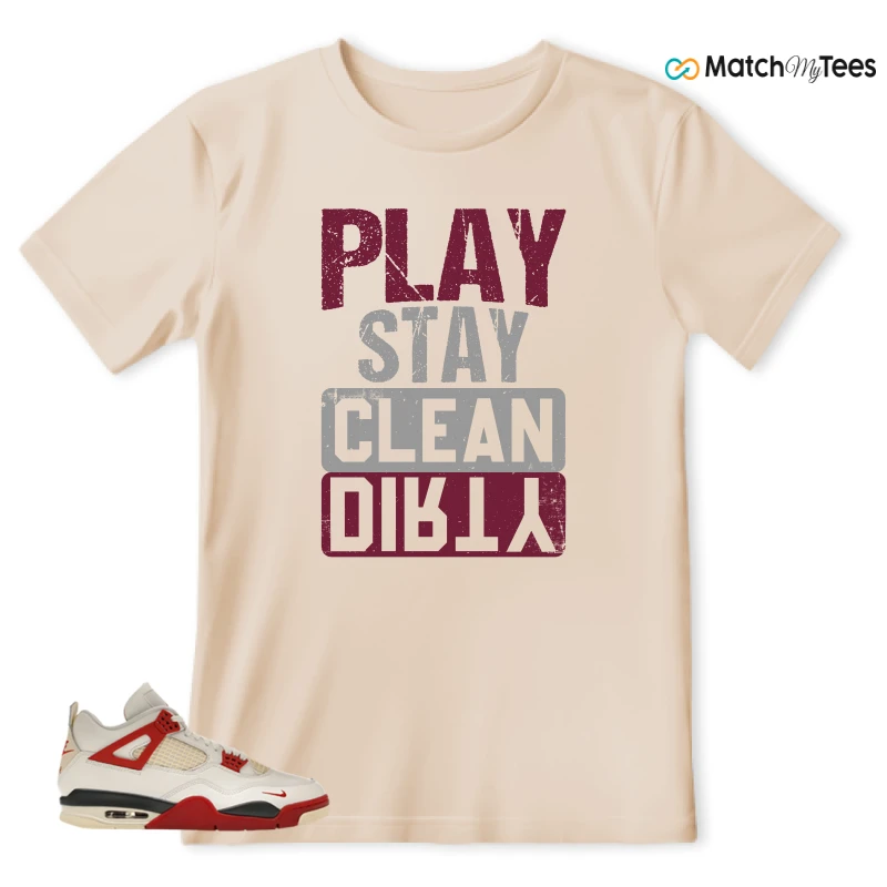 NIKE AIR JORDAN 4 BRICK AFTER BRICK SNEAKER Matching Tees t-shirt