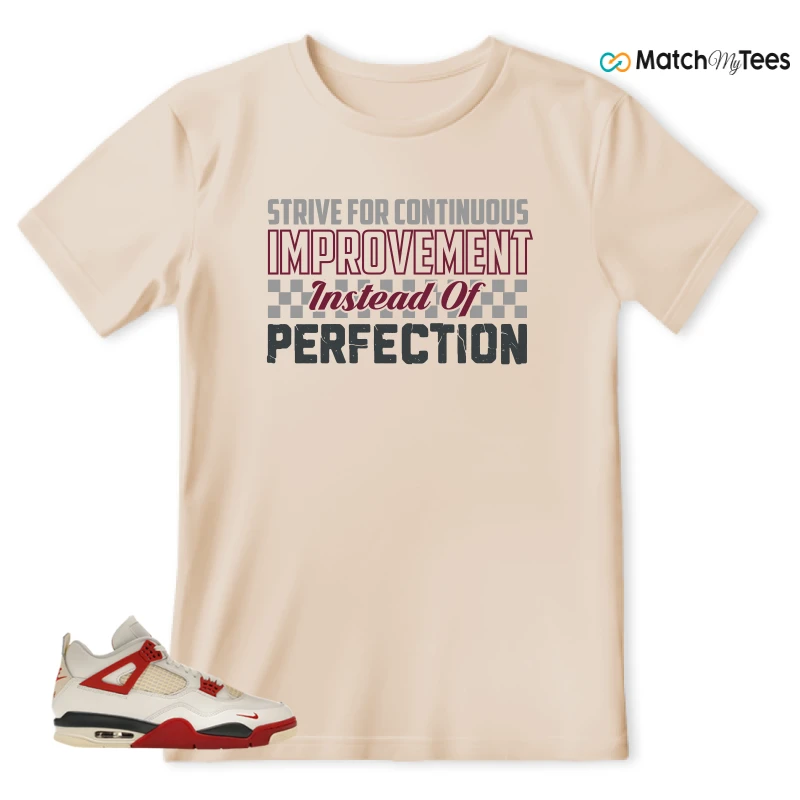 NIKE AIR JORDAN 4 BRICK AFTER BRICK SNEAKER Matching Tees t-shirt