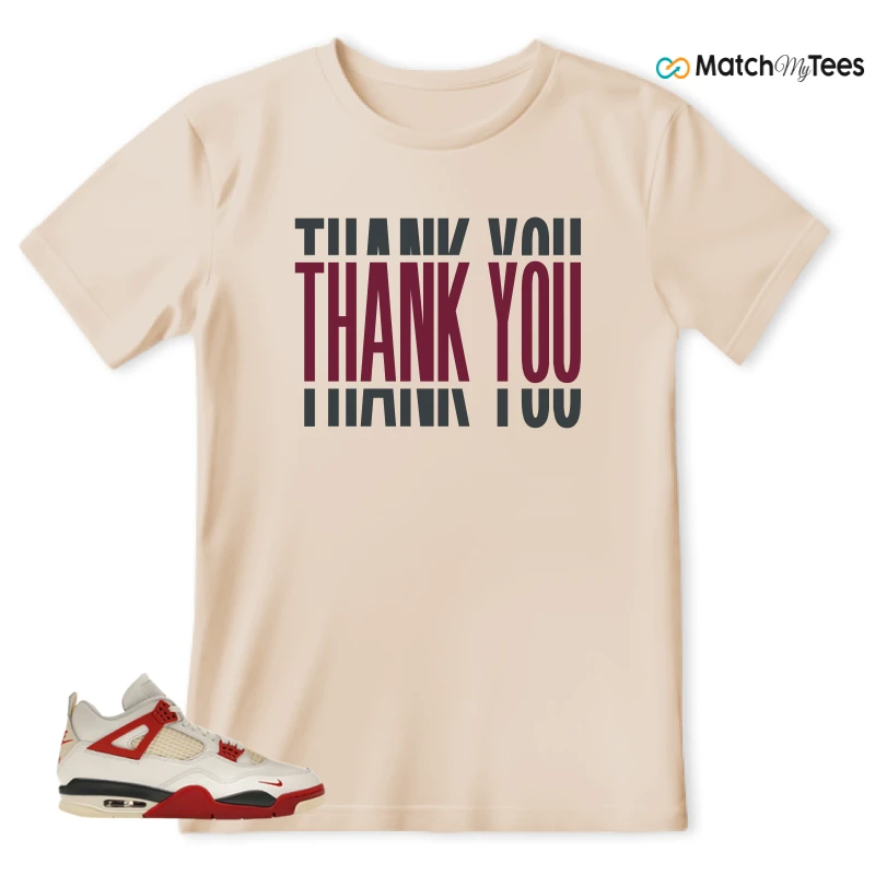 NIKE AIR JORDAN 4 BRICK AFTER BRICK SNEAKER Matching Tees t-shirt