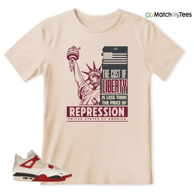 NIKE AIR JORDAN 4 BRICK AFTER BRICK SNEAKER Matching Tees t-shirt