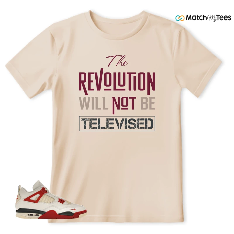 NIKE AIR JORDAN 4 BRICK AFTER BRICK SNEAKER Matching Tees t-shirt