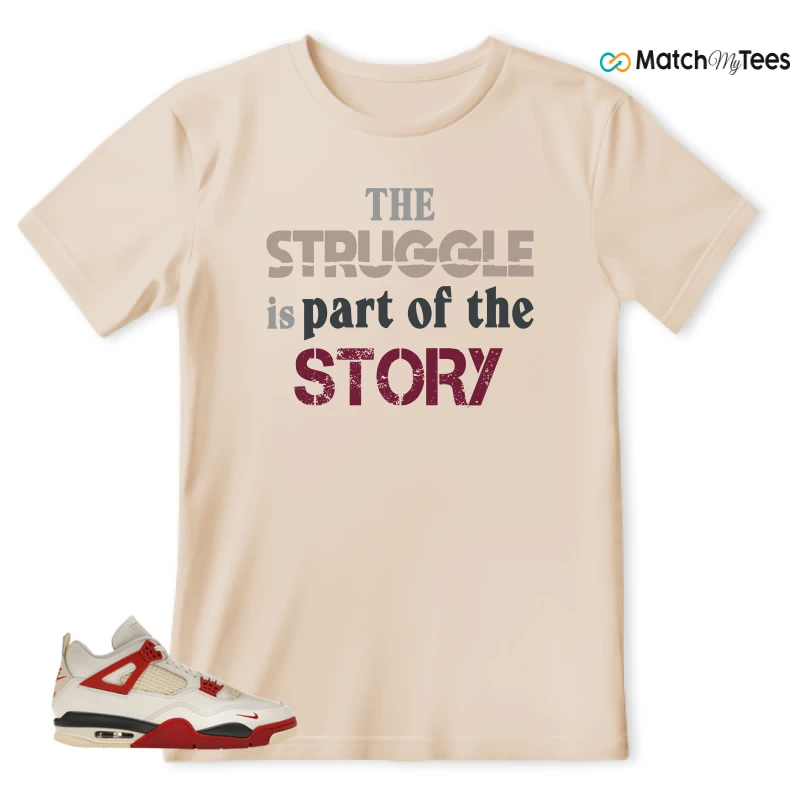 NIKE AIR JORDAN 4 BRICK AFTER BRICK SNEAKER Matching Tees t-shirt