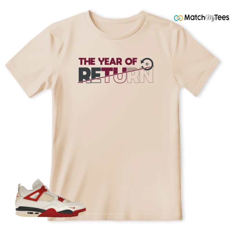 NIKE AIR JORDAN 4 BRICK AFTER BRICK SNEAKER Matching Tees t-shirt