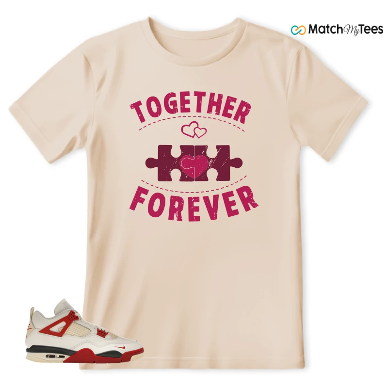 NIKE AIR JORDAN 4 BRICK AFTER BRICK SNEAKER Matching Tees t-shirt