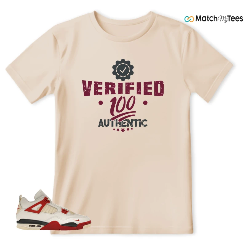 NIKE AIR JORDAN 4 BRICK AFTER BRICK SNEAKER Matching Tees t-shirt