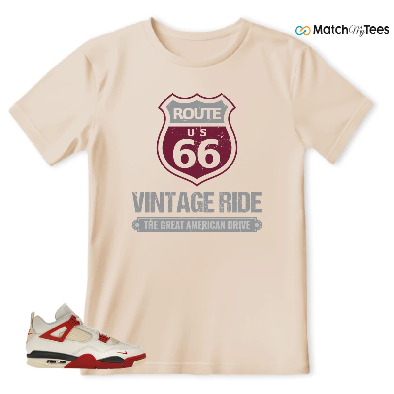 NIKE AIR JORDAN 4 BRICK AFTER BRICK SNEAKER Matching Tees t-shirt