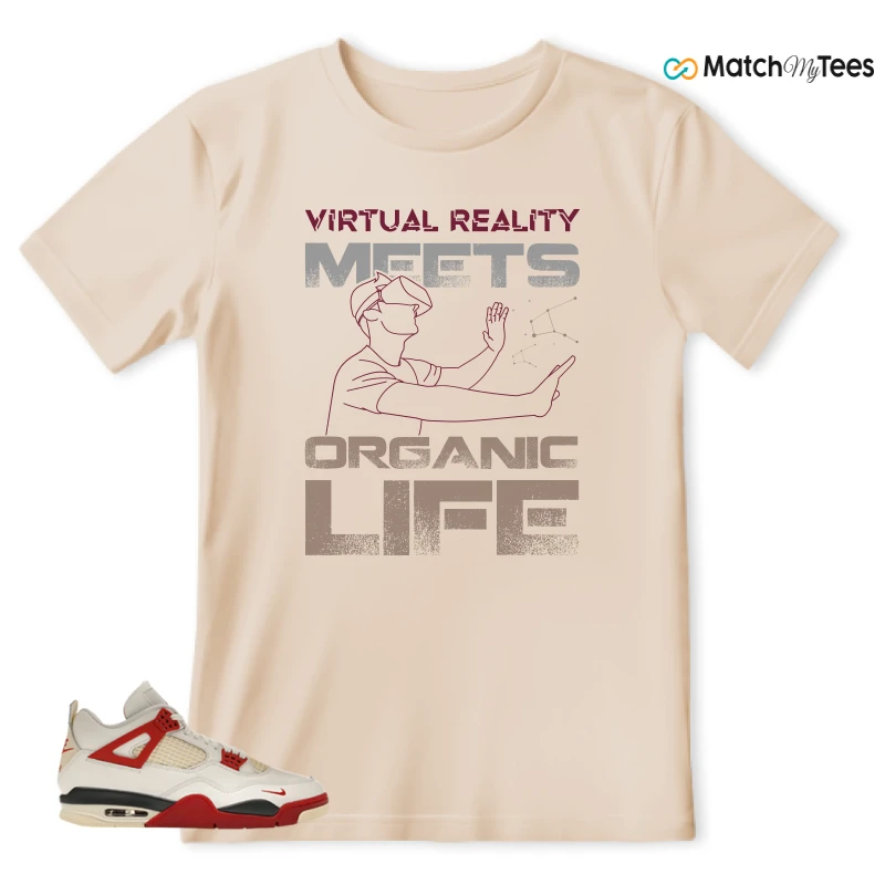 NIKE AIR JORDAN 4 BRICK AFTER BRICK SNEAKER Matching Tees t-shirt