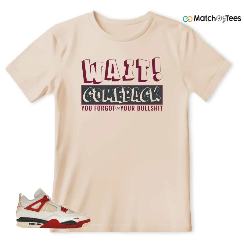 NIKE AIR JORDAN 4 BRICK AFTER BRICK SNEAKER Matching Tees t-shirt