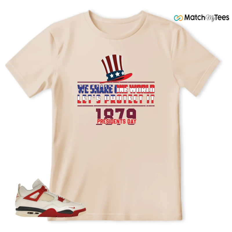 NIKE AIR JORDAN 4 BRICK AFTER BRICK SNEAKER Matching Tees t-shirt