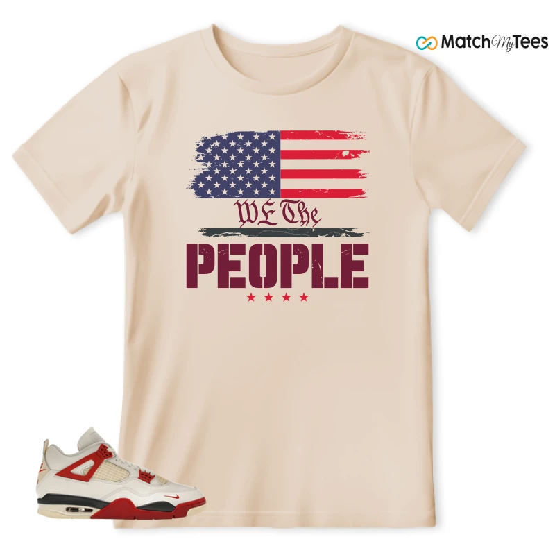 NIKE AIR JORDAN 4 BRICK AFTER BRICK SNEAKER Matching Tees t-shirt