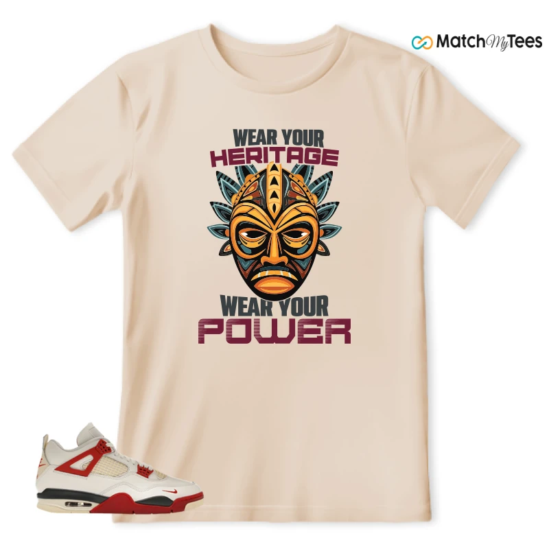 NIKE AIR JORDAN 4 BRICK AFTER BRICK SNEAKER Matching Tees t-shirt